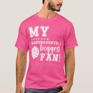 Biggest Fan Volleyball Nana Of A Volleyball Player T-Shirt