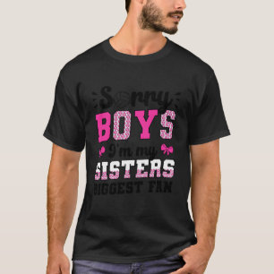 Biggest Fan Volleyball Sister Volleyball Player'S T-Shirt