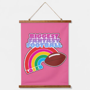 Biggest Fantasy Football Loser Punishment Hanging Tapestry