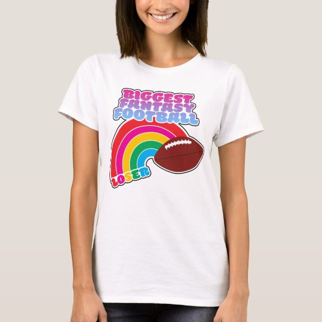 Biggest Fantasy Football Loser Punishment T-Shirt (Front)