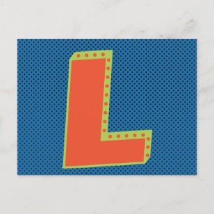 Biggest Loser Letter L Postcard