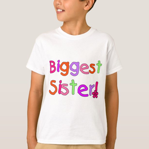 Big Sister TShirts & Shirt Designs Zazzle UK