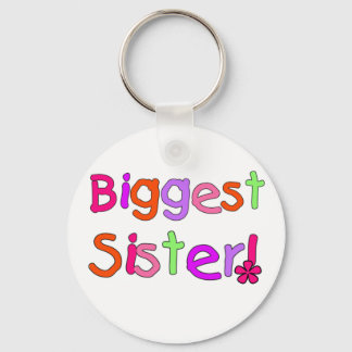 Biggest Sister T-shirts and Gifts Key Ring