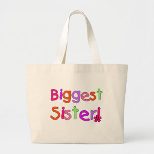 Biggest Sister T-shirts and Gifts Large Tote Bag