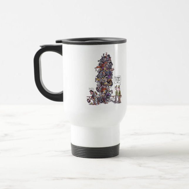 Biggest Sore Loser commuter mug (Left)