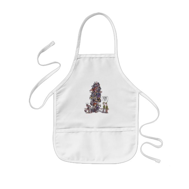 Biggest Sore Loser kids chef apron (Front)