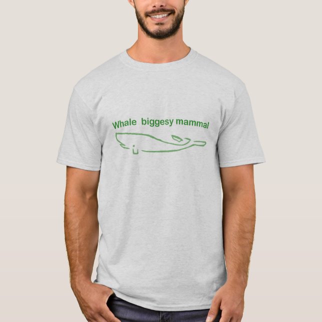 Biggesy Whale T-Shirt (Front)