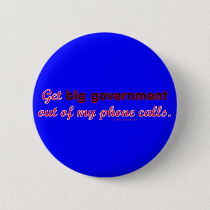 BigGovtPhone 6 Cm Round Badge