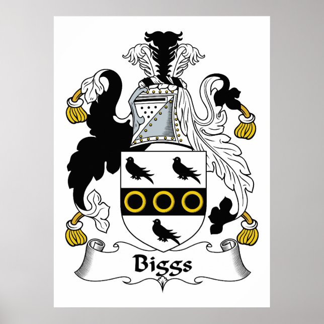 Biggs Family Crest Poster (Front)