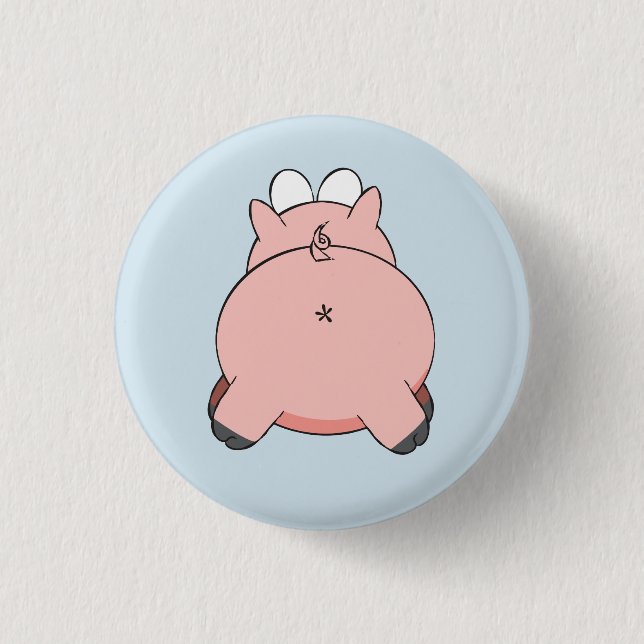Biggy Piggy Backside Badge (Front)