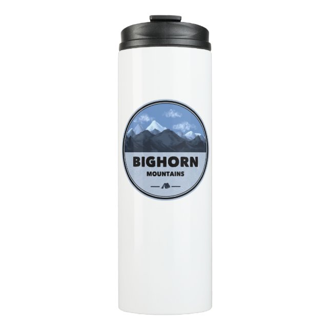 Bighorn Mountains Wyoming Montana Camping Thermal Tumbler (Front)