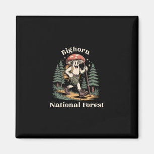 Bighorn National Forest Wyoming Hiking Mushroom Va Magnet