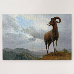 Bighorn Sheep, Albert Bierstadt Jigsaw Puzzle