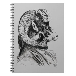 Bighorn Sheep In Suit Notebook