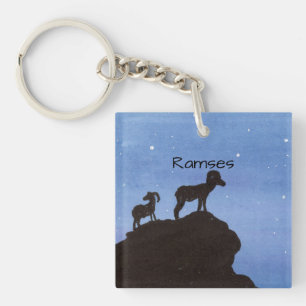 Bighorn Sheep Key Ring