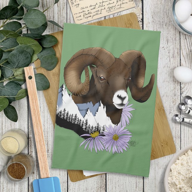 Bighorn Sheep Tea Towel (Creator Uploaded)