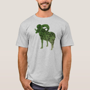 Bighorn Sheep Tree T-Shirt