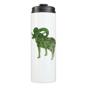 Bighorn Sheep Tree Thermal Tumbler