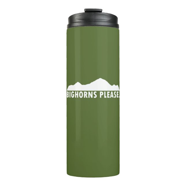 Bighorns Please Thermal Tumbler (Front)