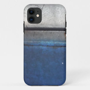 Bight Blue and white vintage truck iPhone 11 Case