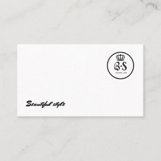 Biglietto da visita The beautiful style Business Card