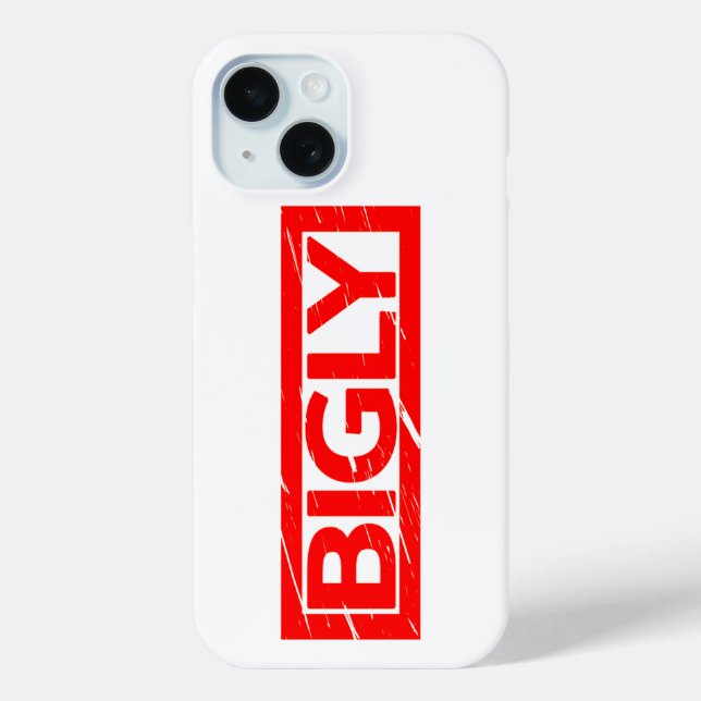 Bigly Stamp Case-Mate iPhone Case (Back)