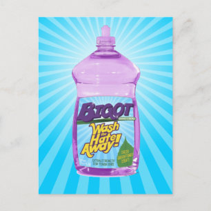 BIGOT Wash the Hate Away! [postcard] Postcard