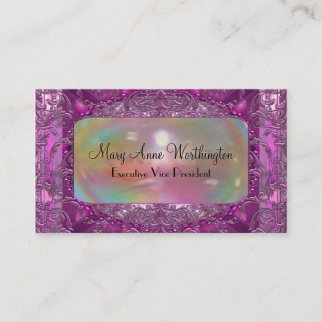 Bigsbey Elegant Professional Business Card (Front)