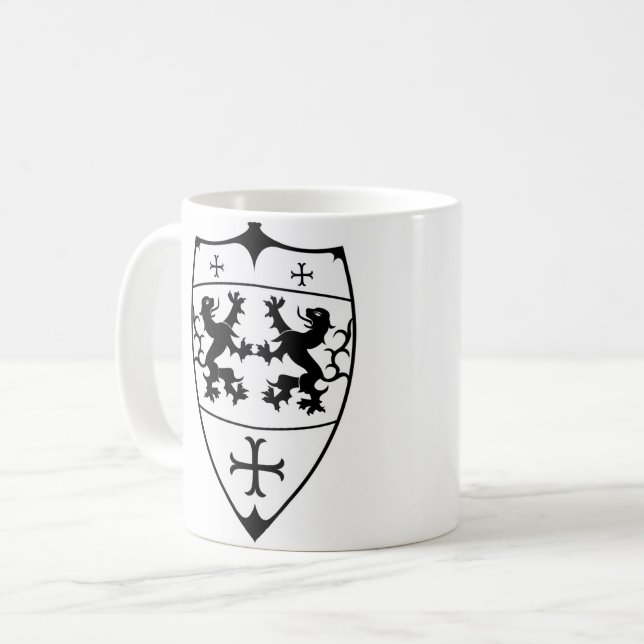 Bigstock Shield Lionheart Coffee Mug (Front Left)