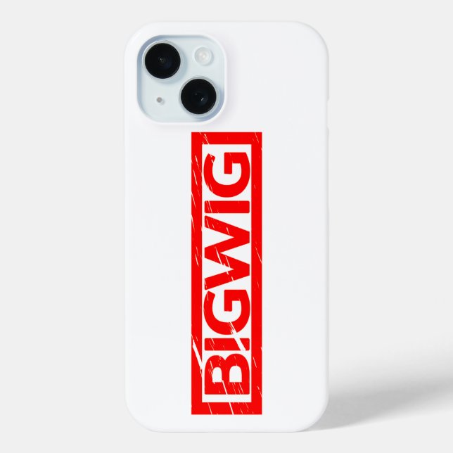 Bigwig Stamp Case-Mate iPhone Case (Back)