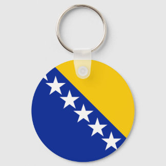 BiH Flag Coaster Key Ring