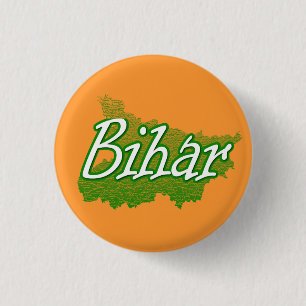 Bihar 3 Cm Round Badge