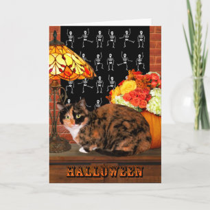 "Bijou At Halloween" Greeting Card