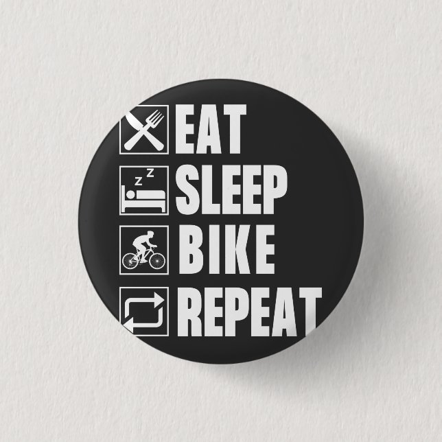 BIKE 3 CM ROUND BADGE (Front)