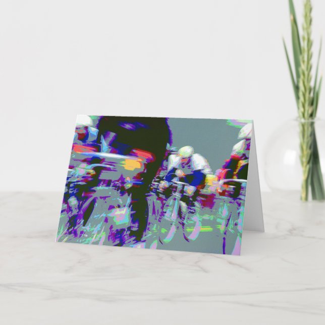 Bike #4-Greeting card (Front)