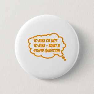 bike 6 cm round badge