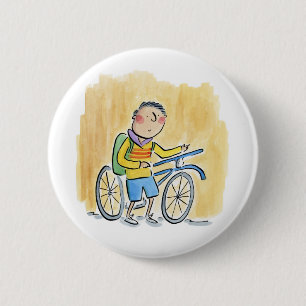 Bike 6 Cm Round Badge