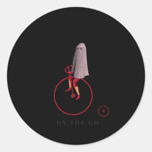 Bike Accident Cycling Enthusiast Gift Adventure Cy Classic Round Sticker