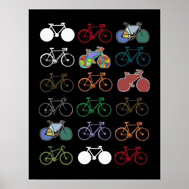 bike art-decor for walls poster (Front)