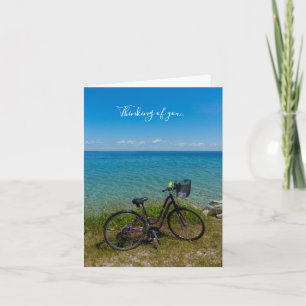 Bike At Mackinac Thinking Of You Card