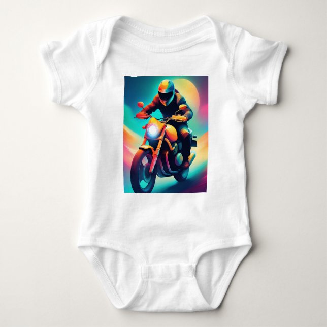 bike baby bodysuit (Front)