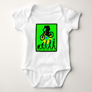 Bike Bald Screaming Baby Bodysuit