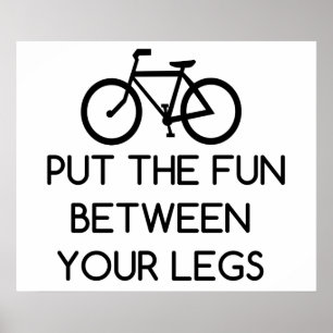 Bike Between Legs Poster