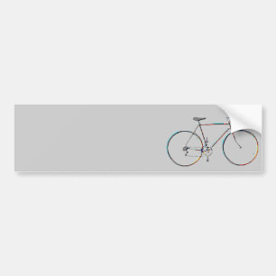 bike , bicycle biking / cycling bumper sticker