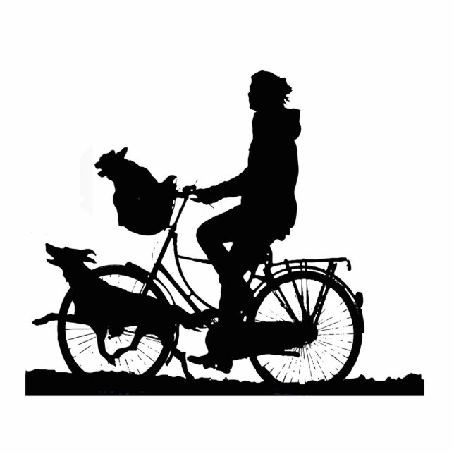 Bike, Bicycle, Cycle Biking Enjoy Inspirational Standing Photo Sculpture (Front)