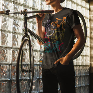 Bike / Bicycle Cycling Colourful T-Shirt