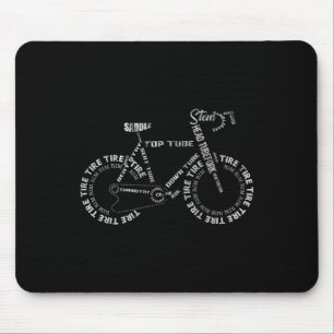 Bike Bicycle Parts Biking Cycling Bike Rider Cycli Mouse Mat