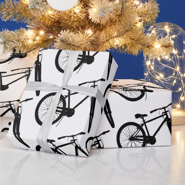 Bike Biking Cycle Fitness Sport Wrapping Paper (Holidays)