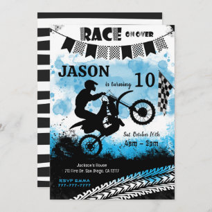 Bike Birthday Invitation 