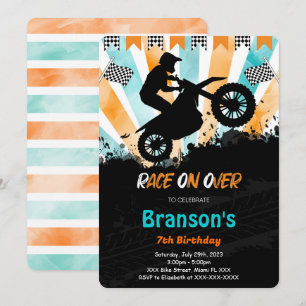 Bike Birthday Invitation